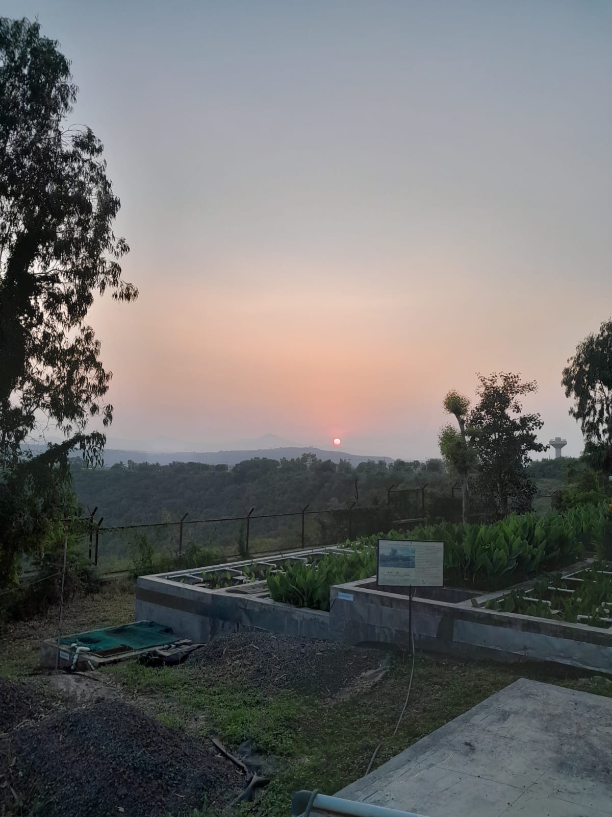 Sunset at Sahyadri School